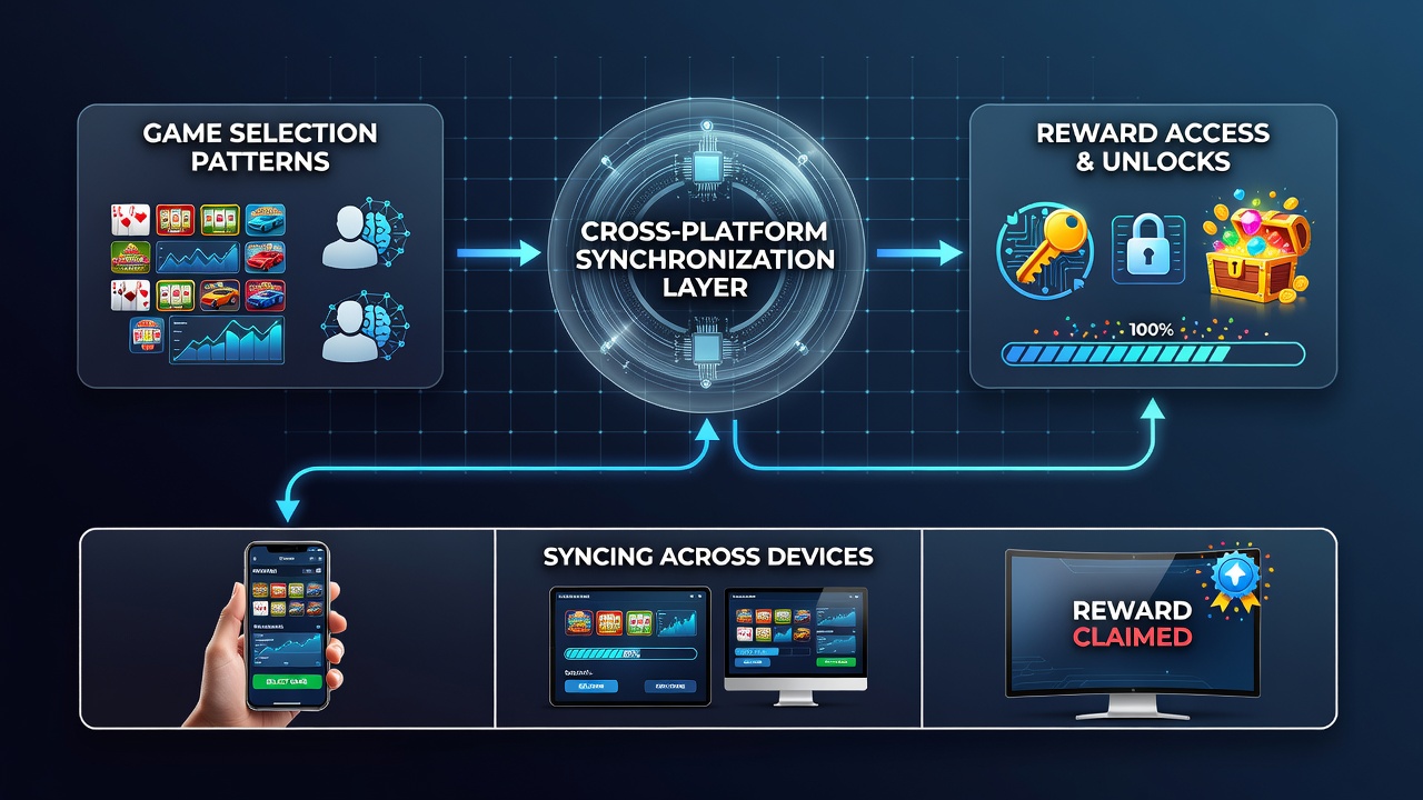 Analytics dashboard displaying user game selection patterns linked to reward tier progression in digital wagering platforms