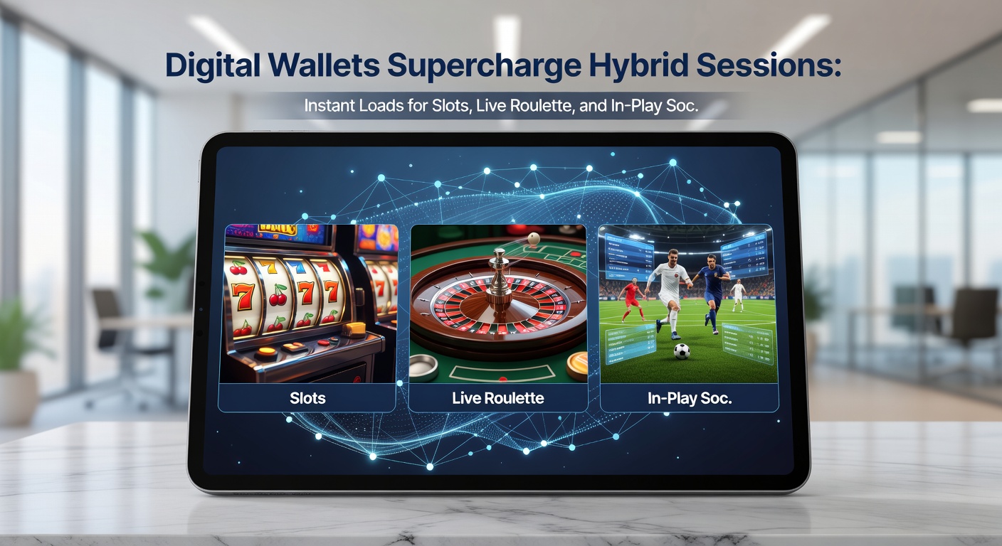 Live roulette table and in-play soccer betting interface with digital wallet deposit notification