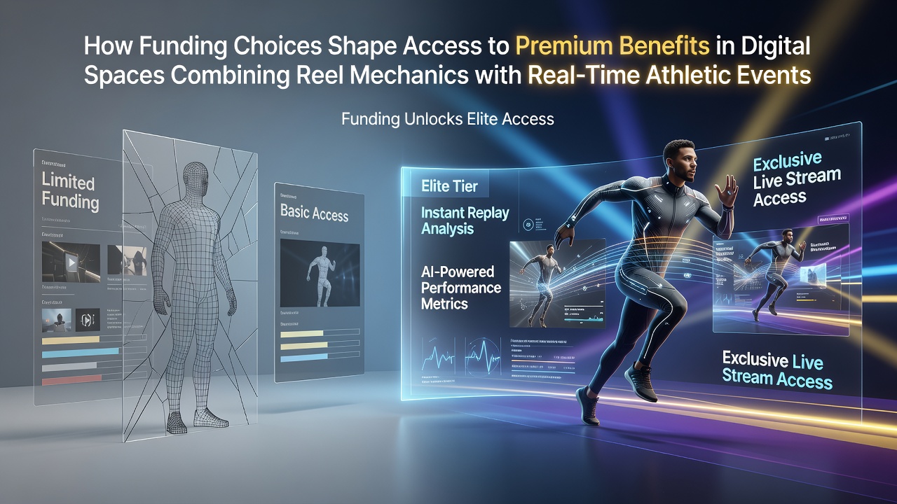 Digital interface showing reel mechanics alongside live athletic event betting options with funding method selections