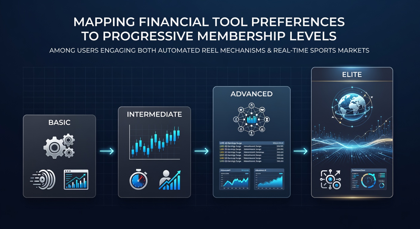 Infographic showing financial tool usage patterns across membership tiers for hybrid slot and sports betting users in 2026