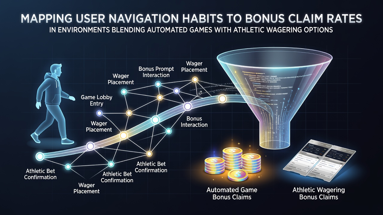 User navigation patterns on hybrid casino and sports betting mobile interfaces showing switches between automated games and athletic wagering sections