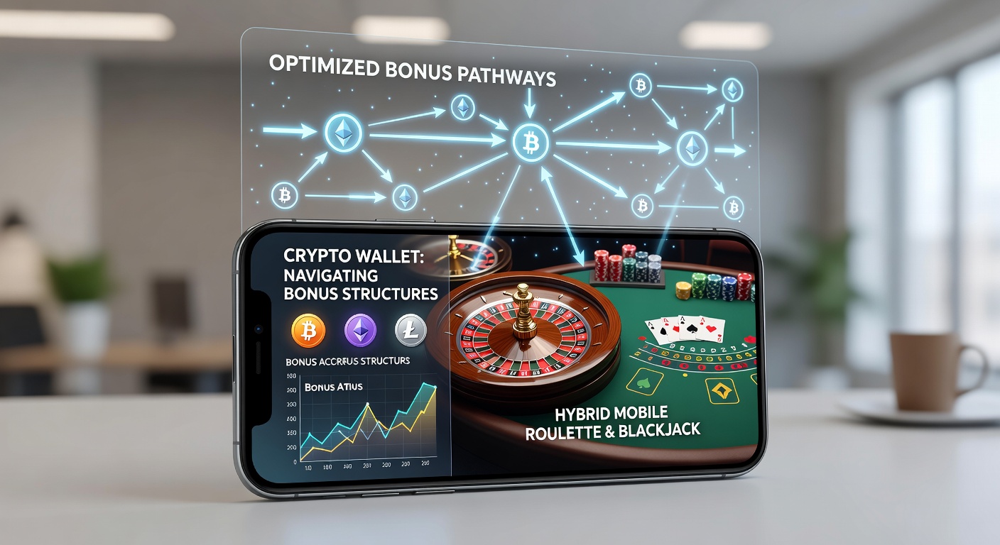 Mobile screen showing optimized bonus dashboard with crypto transaction history for roulette and blackjack sessions
