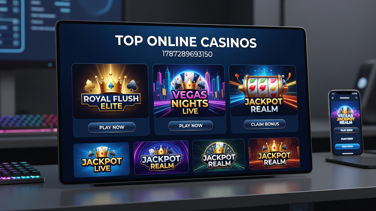 Mobile casino gameplay on tablet showing live dealer tables and slot selections